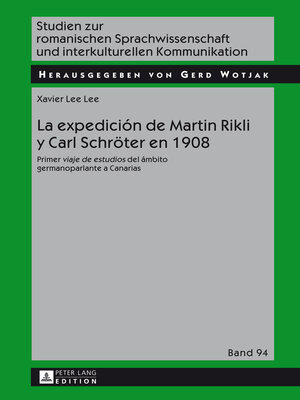 cover image of La expedición de Martin Rikli y Carl Schröter en 1908